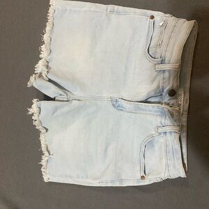 Hollister Light Blue Women Shorts